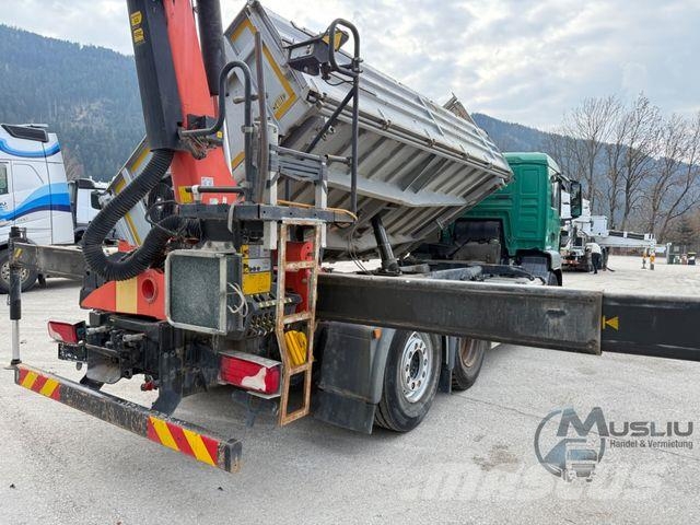 MAN TGS 26.400 6X2 Lenk Kipper Kran PK 18002 Funk Kipper
