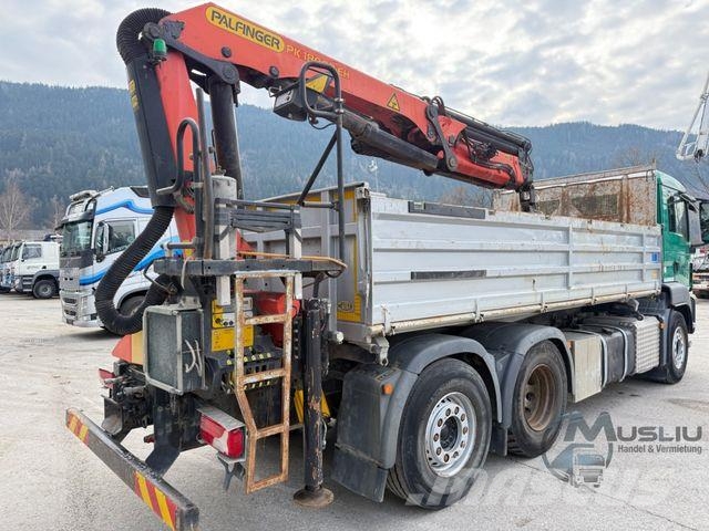 MAN TGS 26.400 6X2 Lenk Kipper Kran PK 18002 Funk Kipper