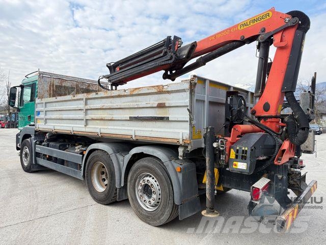 MAN TGS 26.400 6X2 Lenk Kipper Kran PK 18002 Funk Kipper
