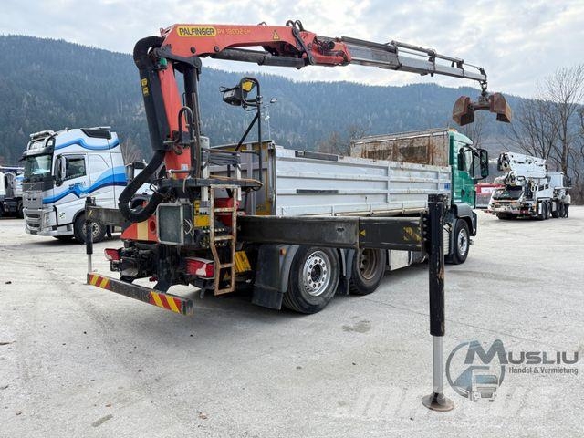 MAN TGS 26.400 6X2 Lenk Kipper Kran PK 18002 Funk Kipper