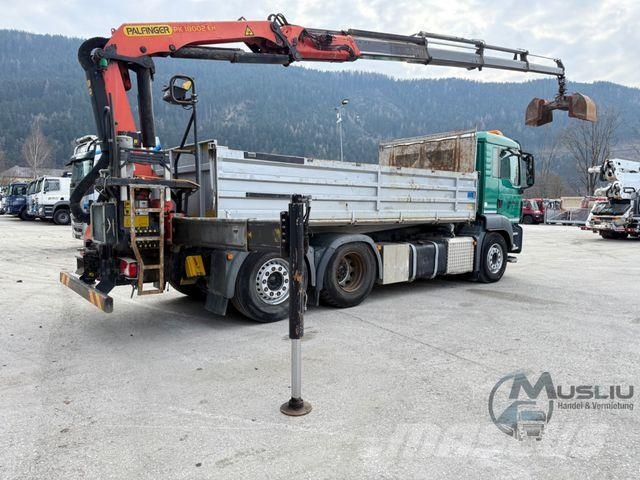 MAN TGS 26.400 6X2 Lenk Kipper Kran PK 18002 Funk Kipper