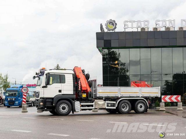 MAN TGS 26.400 6x4 Palfinger PK 34002 crane Kipper クレーントラック、ユニック車