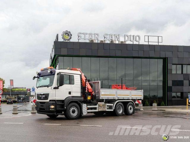 MAN TGS 26.400 6x4 Palfinger PK 34002 crane Kipper Camion benne