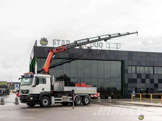 MAN TGS 26.400 6x4 Palfinger PK 34002 crane Kipper クレーントラック、ユニック車