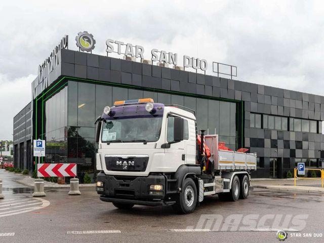 MAN TGS 26.400 6x4 Palfinger PK 34002 crane Kipper クレーントラック、ユニック車