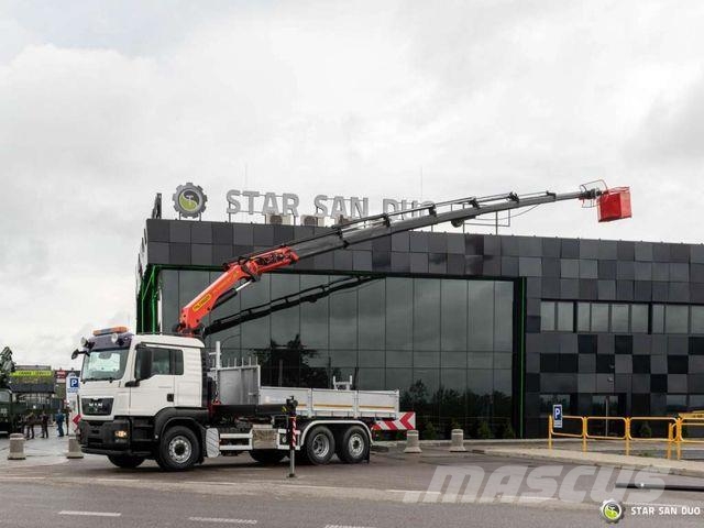 MAN TGS 26.400 6x4 Palfinger PK 34002 crane Kipper クレーントラック、ユニック車