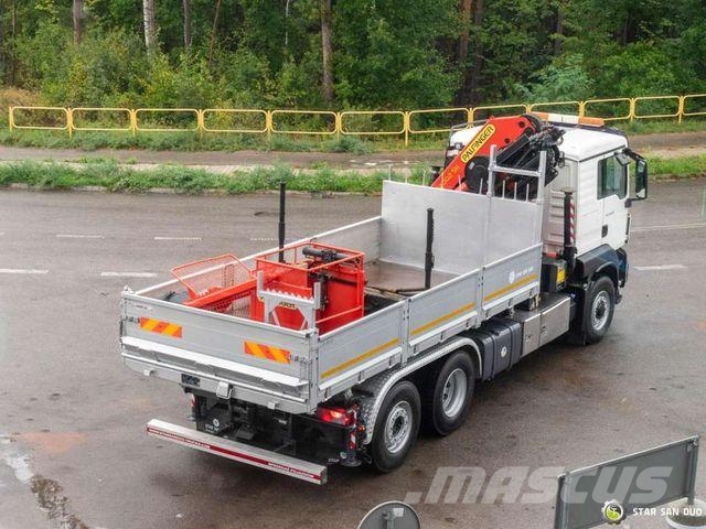 MAN TGS 26.400 6x4 Palfinger PK 34002 crane Kipper Camion benne