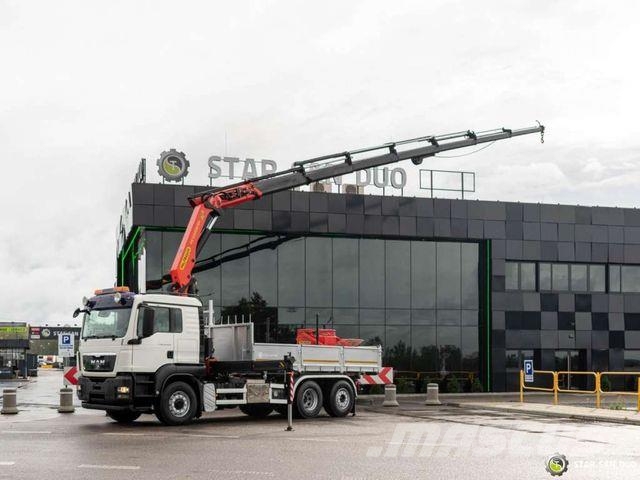 MAN TGS 26.400 6x4 Palfinger PK 34002 crane Kipper Camion benne