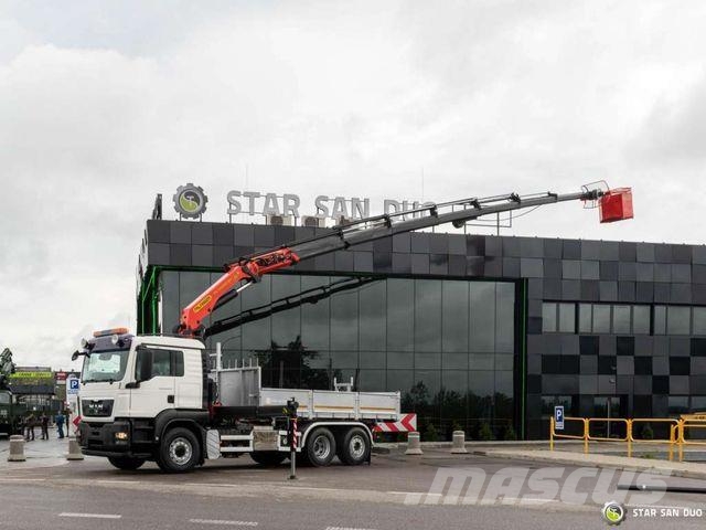 MAN TGS 26.400 6x4 Palfinger PK 34002 crane Kipper Camion benne