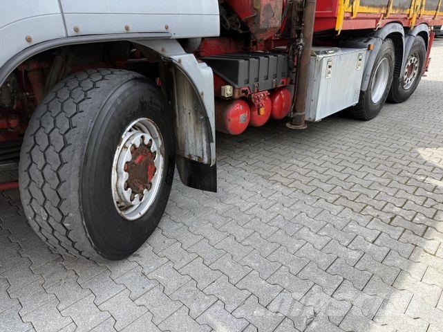 MAN TGS 26.400 6X4H-2 Kran Fassi F235XP bis 25 Meter Lastbil med lad/Flatbed