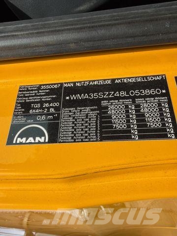 MAN TGS 26.400 6X4H-2 Kran Fassi F235XP bis 25 Meter Tovornjaki z žerjavom