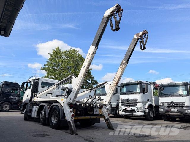 MAN TGS 26.400 BL/Meiller-AK16-Funk-6x2-Vorlauf-Lenk Camiões caixa desmontável com elevador de cabo