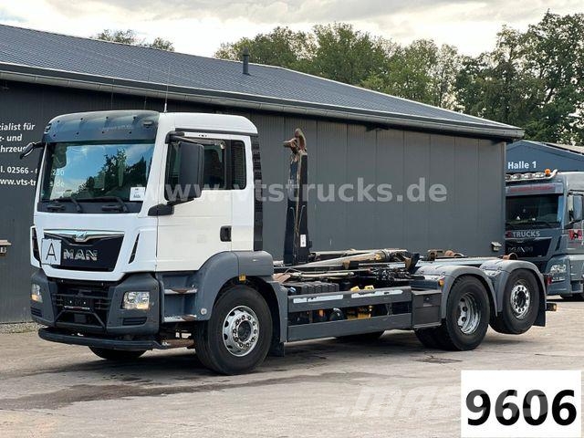 MAN TGS 26.400 Euro6 6x2 Meiller Abrollkipper 훅 리프트 트럭
