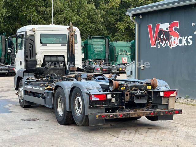 MAN TGS 26.400 Euro6 6x2 Meiller Abrollkipper 훅 리프트 트럭