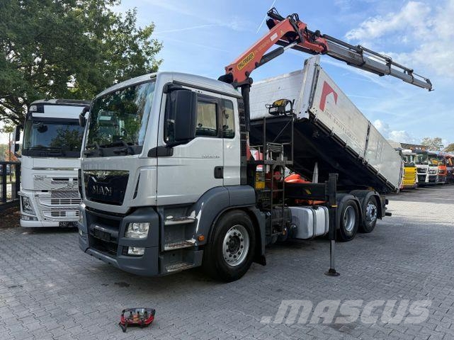 MAN TGS 26.400 Kipper Kran Palfinger PK 18002 Kranwagen
