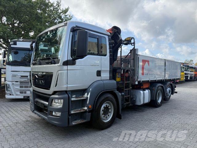 MAN TGS 26.400 Kipper Kran Palfinger PK 18002 Kranwagen