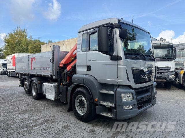 MAN TGS 26.400 Kipper Kran Palfinger PK 18002 Kranwagen