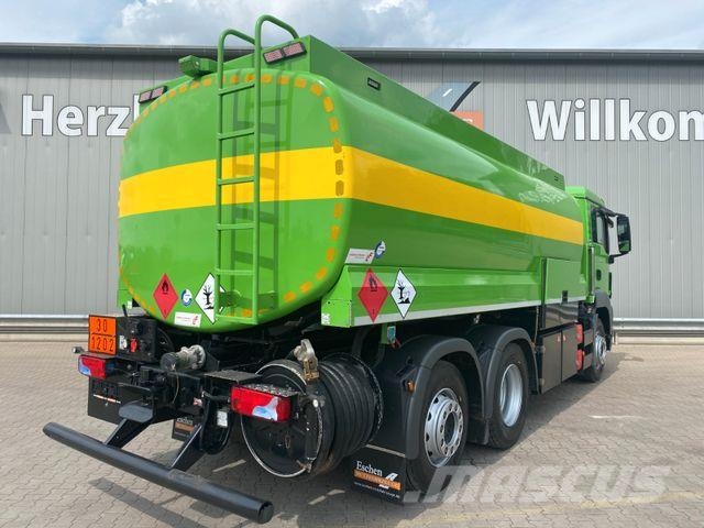MAN TGS 26.400 Lindner&Fischer*A3*3Kammern*Lenkach Tankwagen