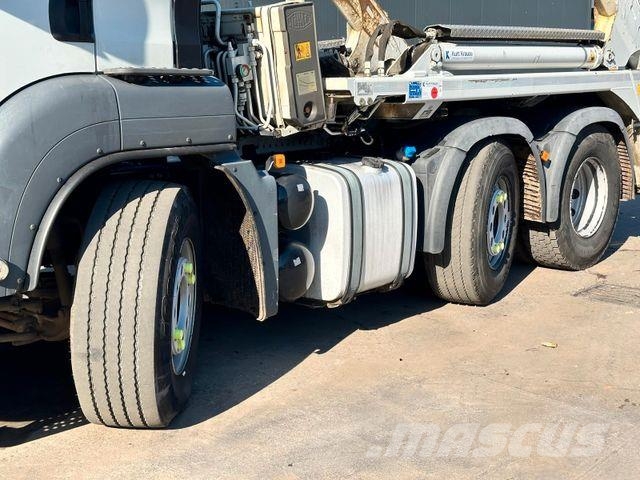 MAN TGS 26.420 6x2 BL MEILLER AK12 Absetzer Lastväxlare med kabellift