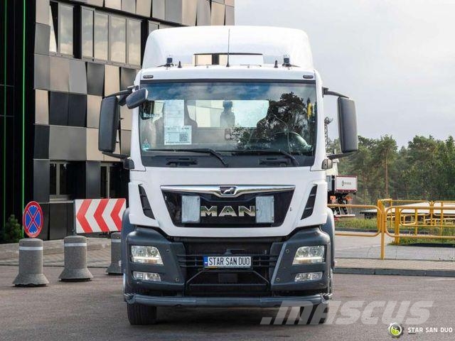 MAN Tgs 26.420 6x2 Meiller Rs 21.70 Hooklift Vrachtwagen met containersysteem
