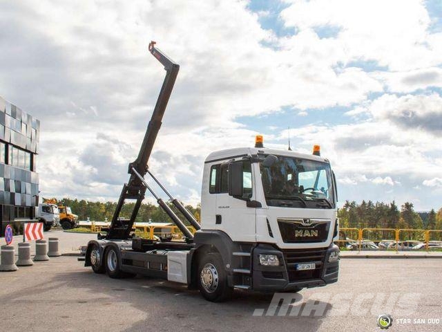 MAN TGS 26.430 6x2 HIAB MULTILIFT Optima 20S59 Hook lift trucks