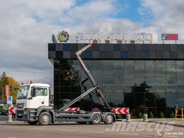 MAN TGS 26.430 6x2 HIAB MULTILIFT Optima 20S59 Hook lift trucks