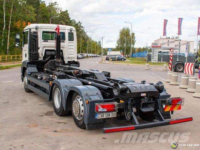 MAN TGS 26.430 6x2 HIAB MULTILIFT Optima 20S59 Hook lift trucks