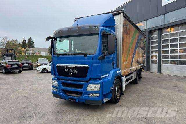 MAN TGS 26.440 6x2 Lastbil - Gardin
