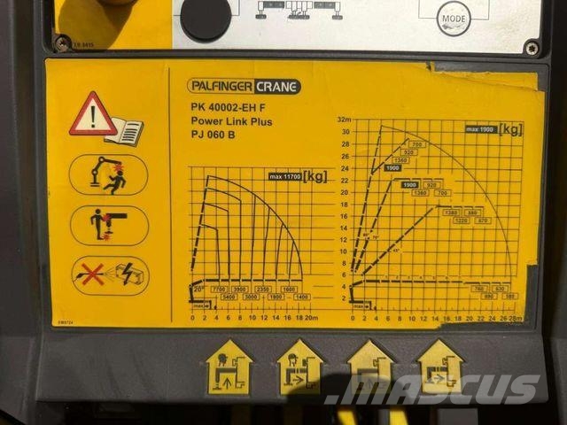 MAN TGS 26.440 6x4 Palfinger PK 40002 Fly Jib Winch Vlačilci