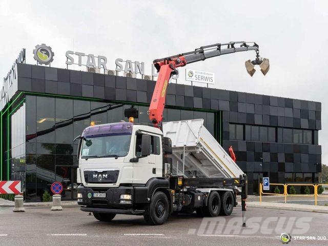 MAN TGS 26.440 6x6H PALFINGER PK 23002 SH Crane Kra Crane trucks