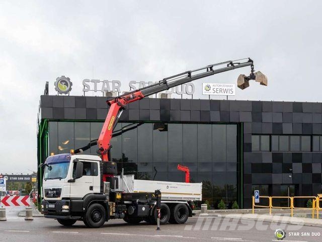 MAN TGS 26.440 6x6H PALFINGER PK 23002 SH Crane Kra Kipper