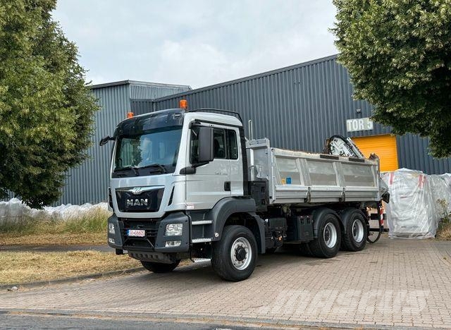 MAN TGS 26.440 - abnehmbarer Heckkran - 6x6 - EURO6 Tipper trucks