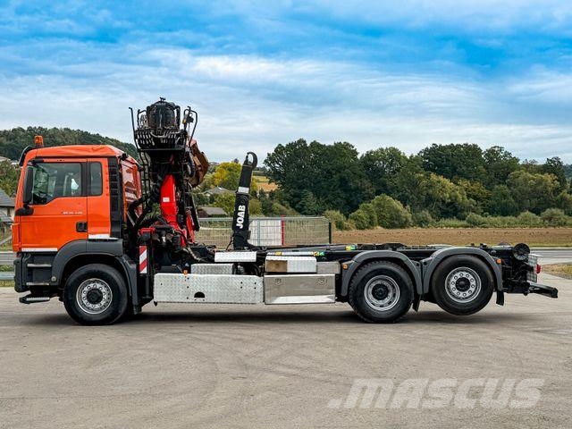 MAN TGS 26.440 Abrollkipper Palfinger Epsilon * 6x4! Вантажівки з гаковим підйомом