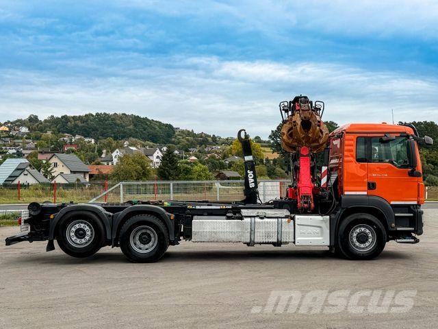 MAN TGS 26.440 Abrollkipper Palfinger Epsilon * 6x4! Вантажівки з гаковим підйомом