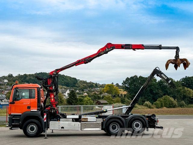 MAN TGS 26.440 Abrollkipper Palfinger Epsilon * 6x4! Вантажівки з гаковим підйомом