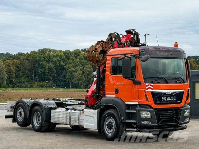 MAN TGS 26.440 Abrollkipper Palfinger Epsilon * 6x4! Вантажівки з гаковим підйомом