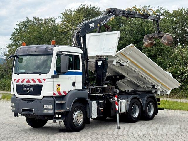 MAN TGS 26.440*KIPPER 5,20 m + LIV L140NZ * 6x4 *TOP Truck mounted cranes