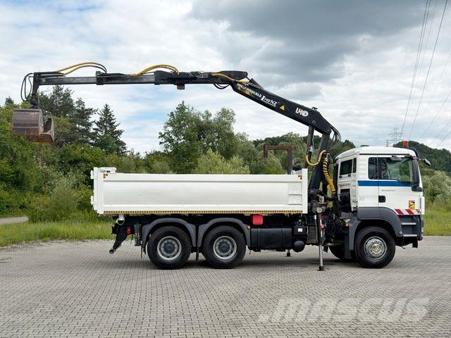 MAN TGS 26.440*KIPPER 5,20 m + LIV L140NZ * 6x4 *TOP Truck mounted cranes