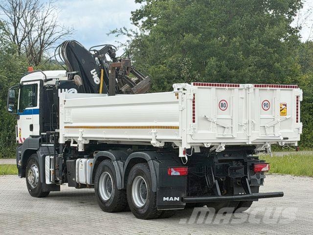 MAN TGS 26.440*KIPPER 5,20 m + LIV L140NZ * 6x4 *TOP Truck mounted cranes