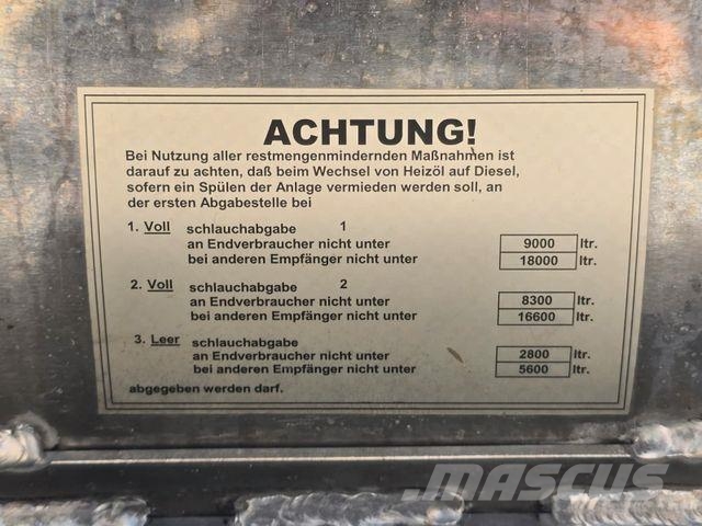 MAN TGS 26.440 * OBER-/UNTERBEFÜLLUNG * 3-KAMMER * Automobilinės cisternos