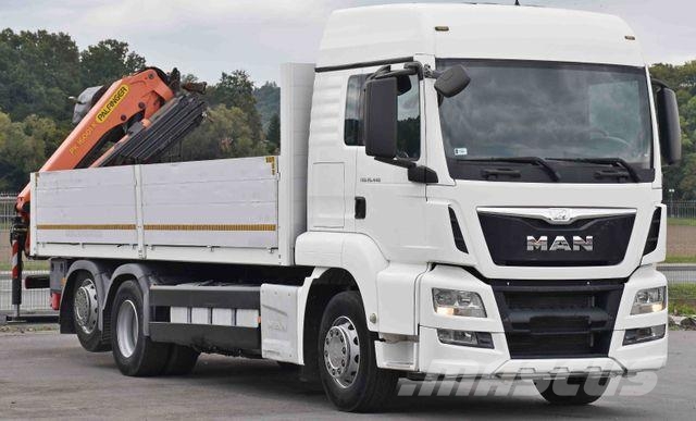 MAN TGS 26.440 * PRITSCHE 6,90 m + PK 16001 - K Kraanaga veokid