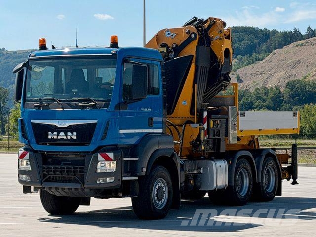 MAN TGS 26.440*Sattelzugmaschine + KRAN/FUNK * 6x6 Camiones grúa