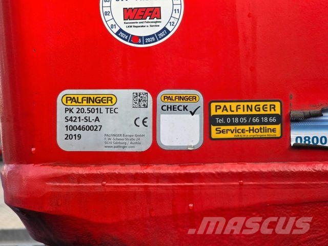 MAN TGS 26.460 6x2-4 LL / Palfinger / Lenkachse Camiones grúa