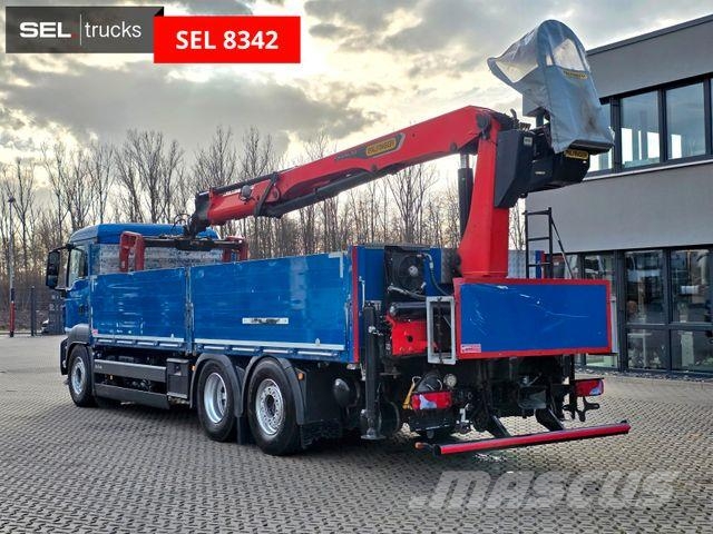 MAN TGS 26.460 6x2-4 LL / Palfinger / Lenkachse Camiones grúa