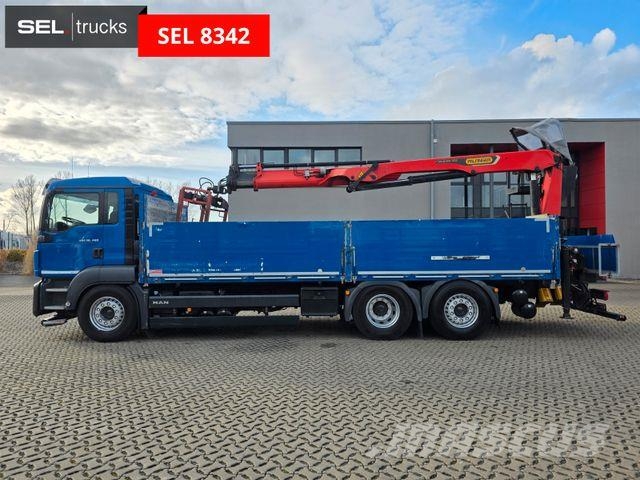 MAN TGS 26.460 6x2-4 LL / Palfinger / Lenkachse Camiones grúa