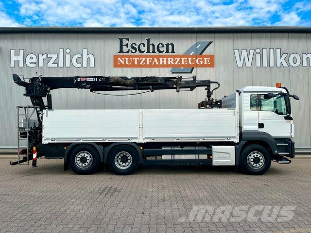 MAN TGS 26.460 6x2 Lift*Lenk*Pritsche*HIAB 177K Kran Kamioni sa otvorenim sandukom