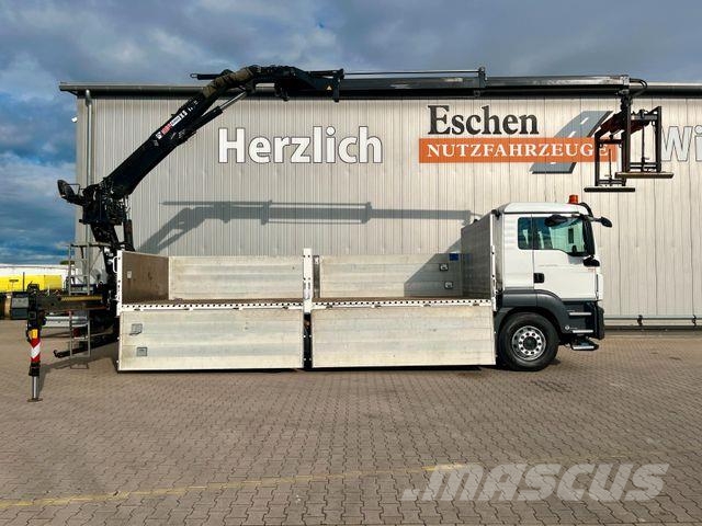 MAN TGS 26.460 6x2 Lift*Lenk*Pritsche*HIAB 177K Kran Kamioni sa otvorenim sandukom