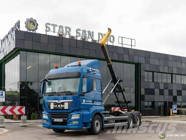 MAN TGS 26.460 6x2 Palfinger PHT 20SLD5 Hooklift شاحنات الرافعات الخطافية