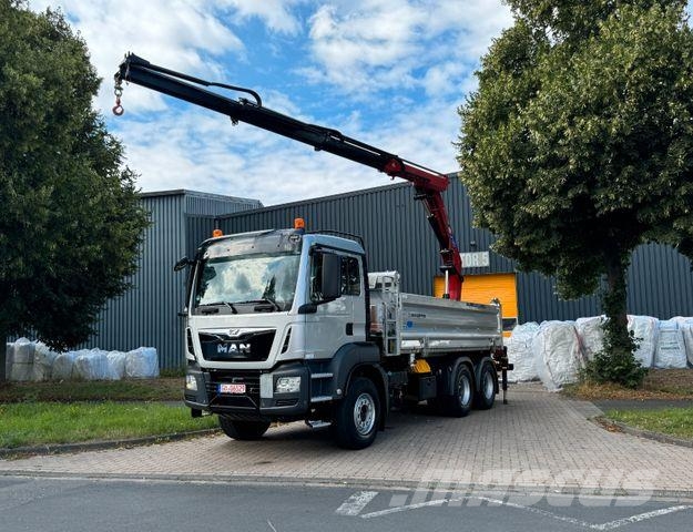 MAN TGS 26.460 - abnehmbarer Heckkran - 6x4 - EURO6 起重機卡車