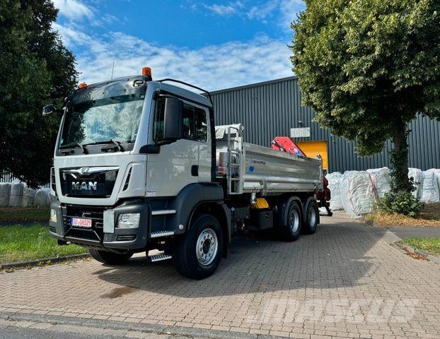 MAN TGS 26.460 - abnehmbarer Heckkran - 6x4 - EURO6 起重機卡車